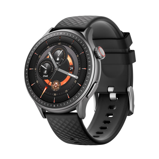 Round Screen Smartwatch, 1.43in HD 3ATM Waterproof, Equipped With Heart Rate Detection, Sleep Monitoring, And Step Tracking